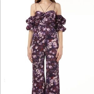 Amur Silk floral jumpsuit